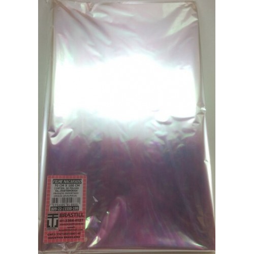 Filme Nacarado Pacote 50 Folhas 70x100cm